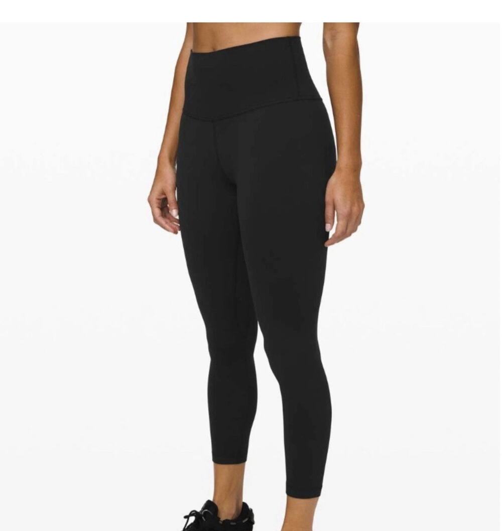 Authentic Lululemon Align High Rise Pant 25" Black Size 18 NWOT